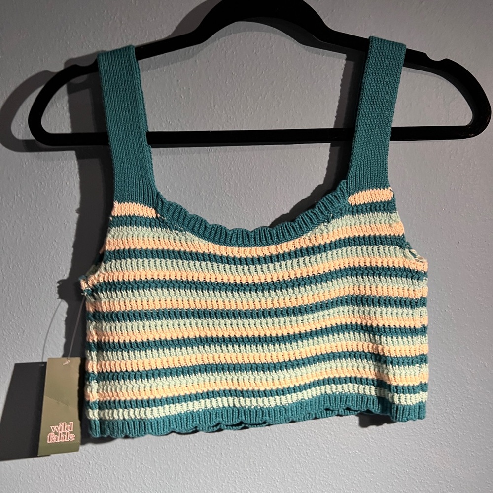 Wild Fable- Crochet Crop Top